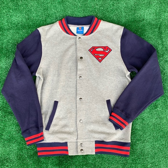 superman varsity jacket